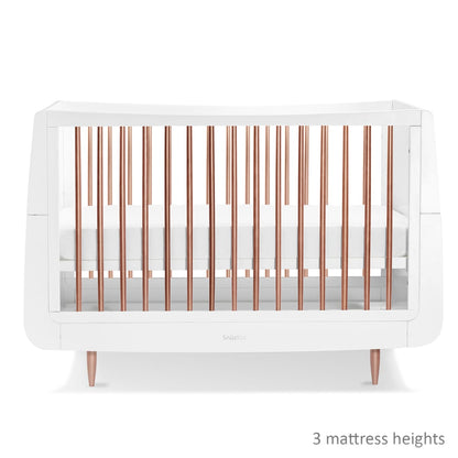 SnuzKot Skandi Cot Bed Ð Rose Gold