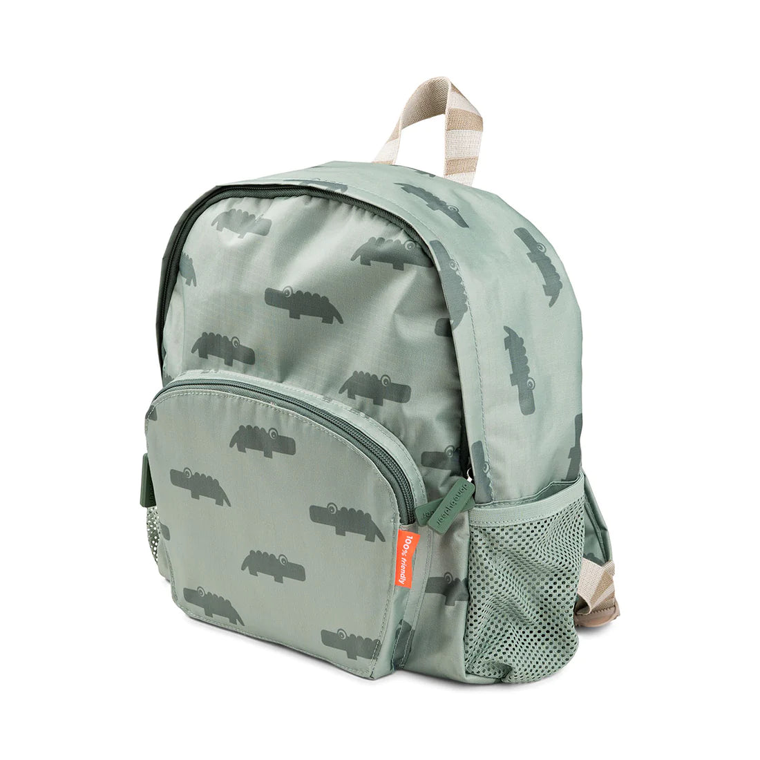 Kids backpack Croco Green