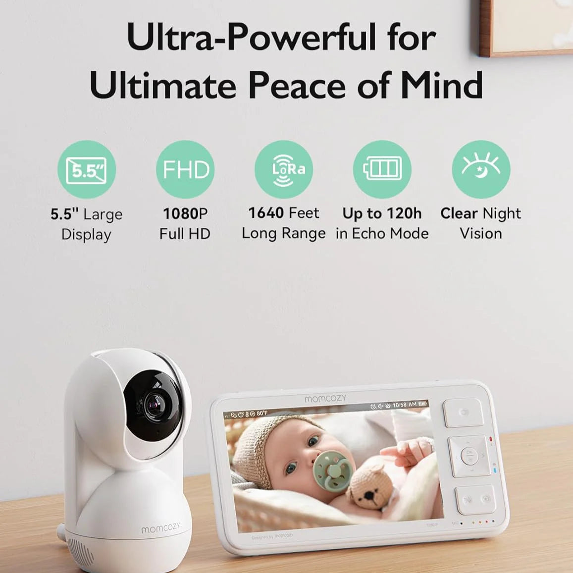 Momcozy Video Baby Monitor BM014
