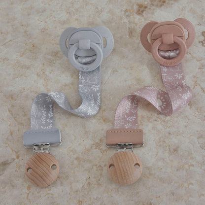 Pacifier Clip Wood -Monkey Sunrise