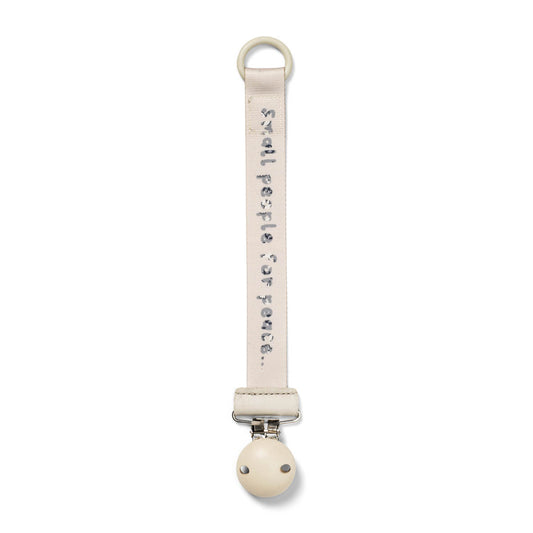 Pacifier Clip Wood - Small People For Peace