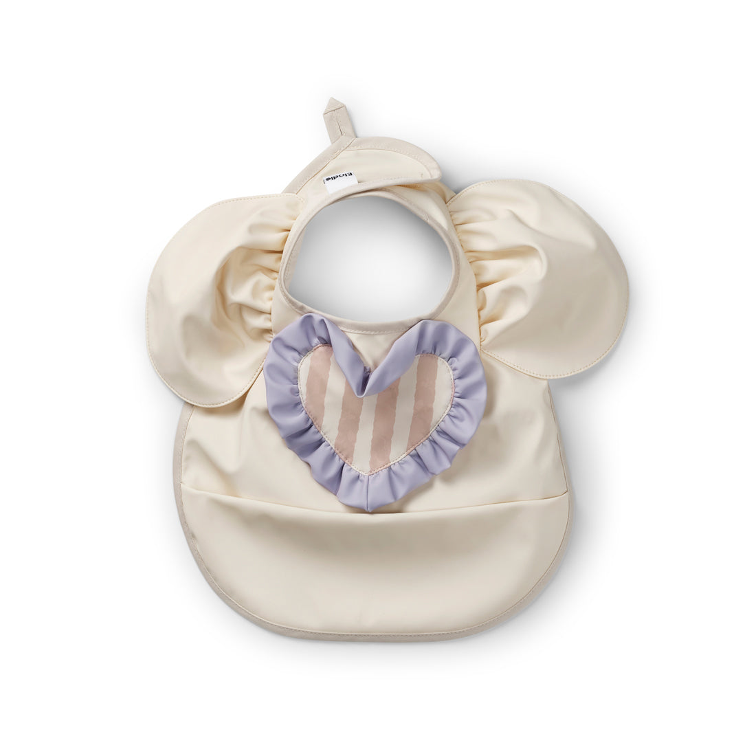 Baby Bib - Oat White