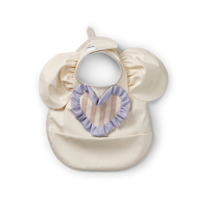 Baby Bib - Oat White