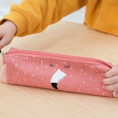 Pencil Case Long - Mrs. Flamingo