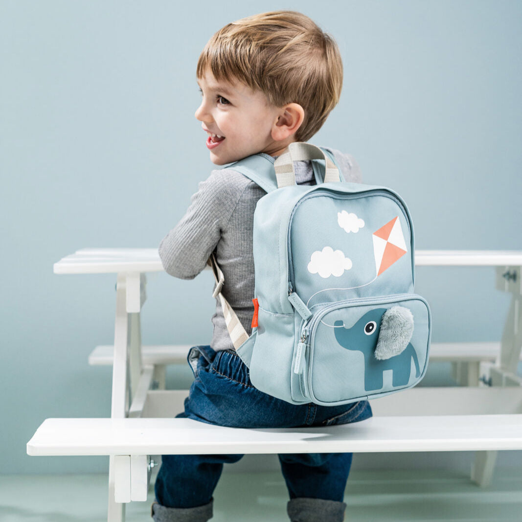 Kids Canvas Backpack Elphee Blue