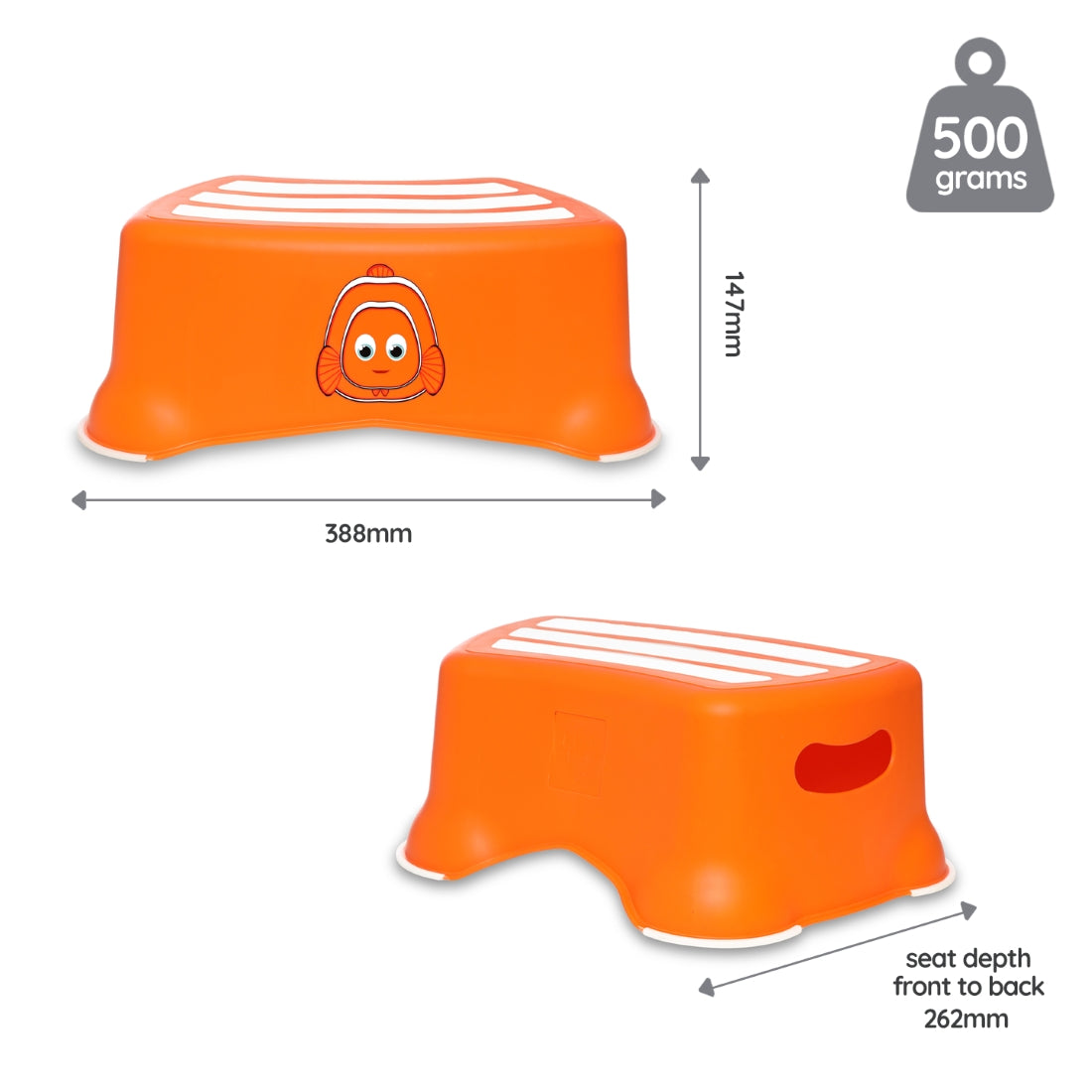 My Carry Potty, Trainer Seat & Step Stool- Clownfish