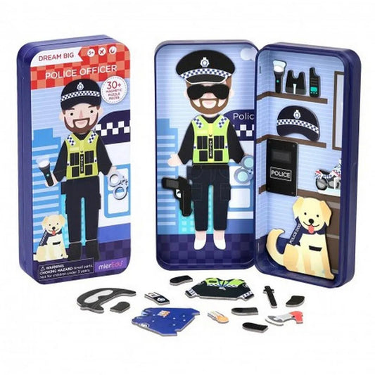 Magnetic Puzzle Box-Police Officer