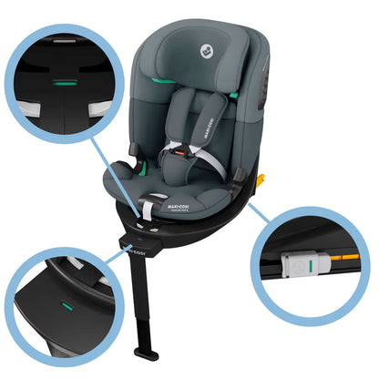 Maxi-Cosi Emerald 360S With Base - Dual Tone Grey/Graphite