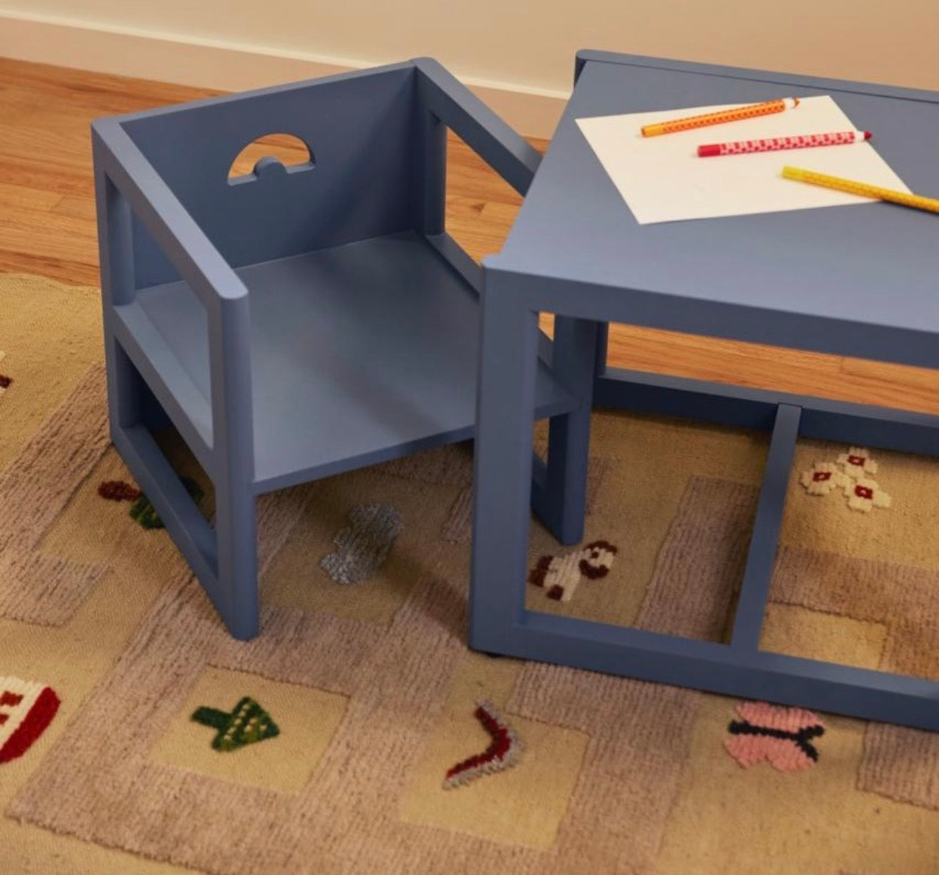 Reversible Chair - Set Of 2 + Table & 2 Chair - pre order / Available in any color (Copy)