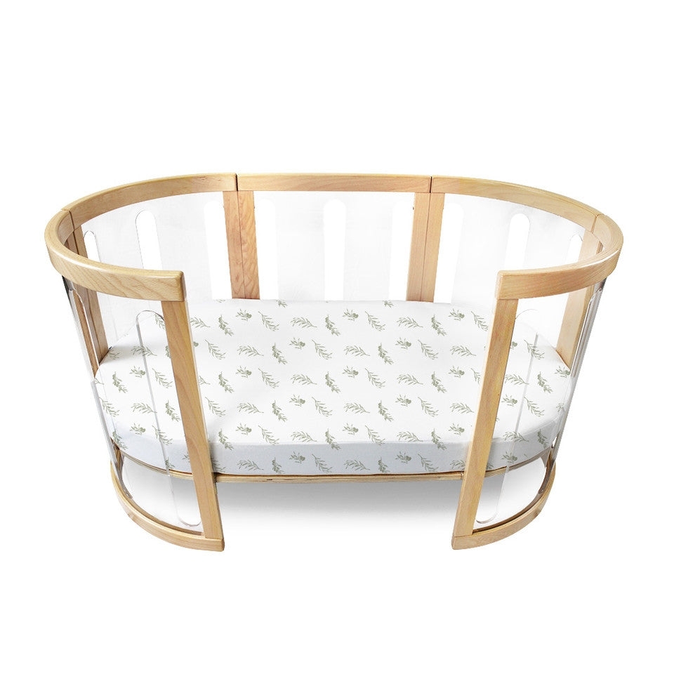 Amani Bebe Jersey Cotton Oval Fitted Sheet