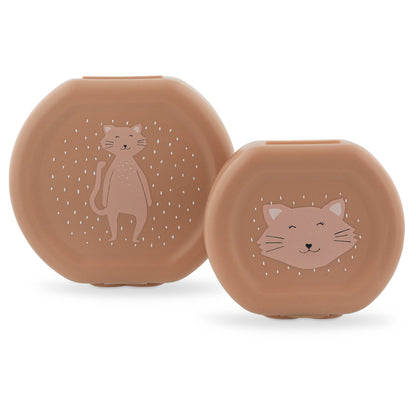 Snack box with clip - 2pcs - Mrs. Cat
