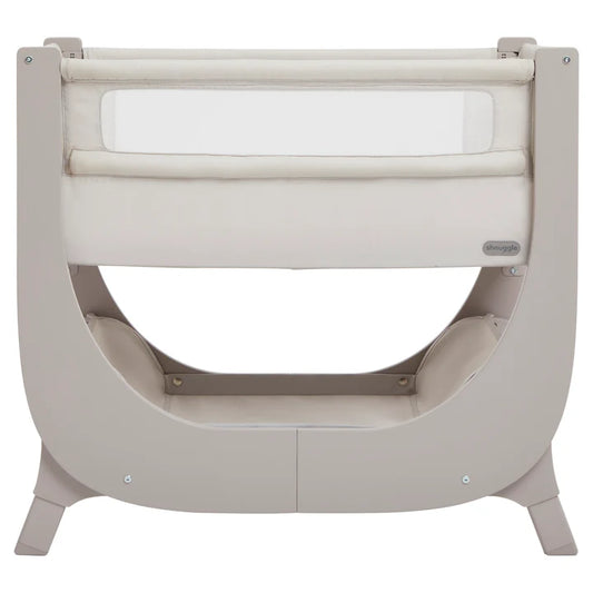 Shnuggle Air Lite Bedside Crib with Mattress - Taupe