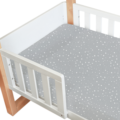 Amani Bebe Jersey Cotton Compact Fitted Sheet - Drops