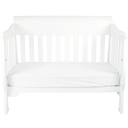 Amani Sleigh Cot - White