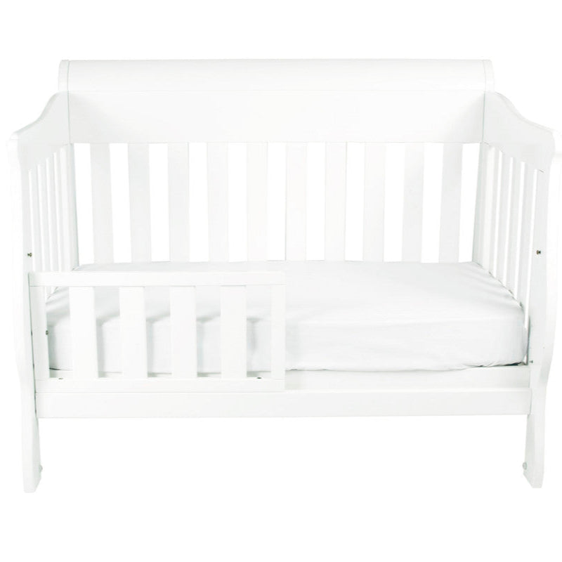 Amani Sleigh Cot - White