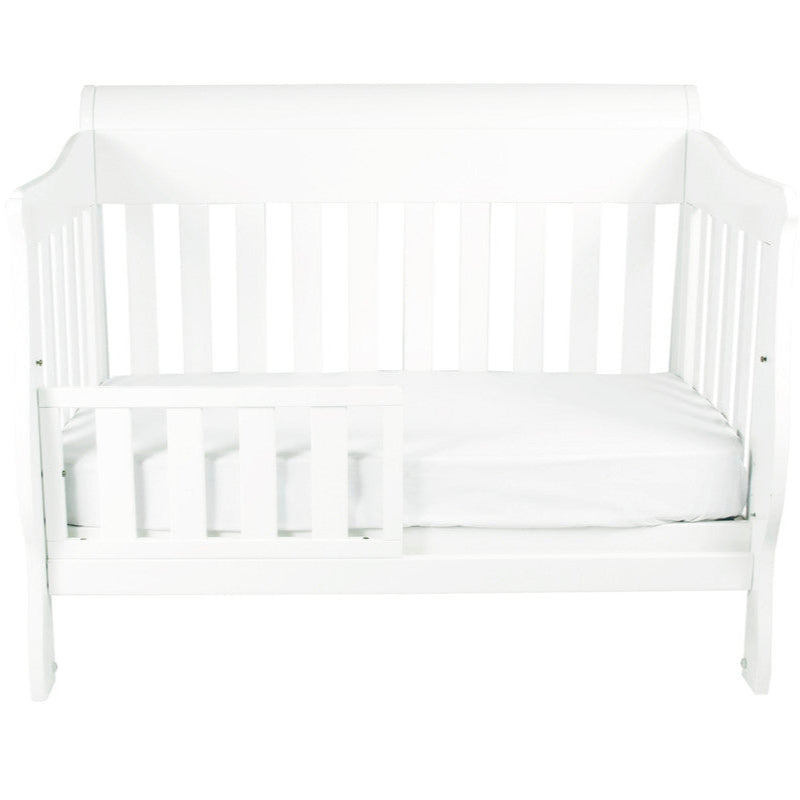 Amani Sleigh Cot - White