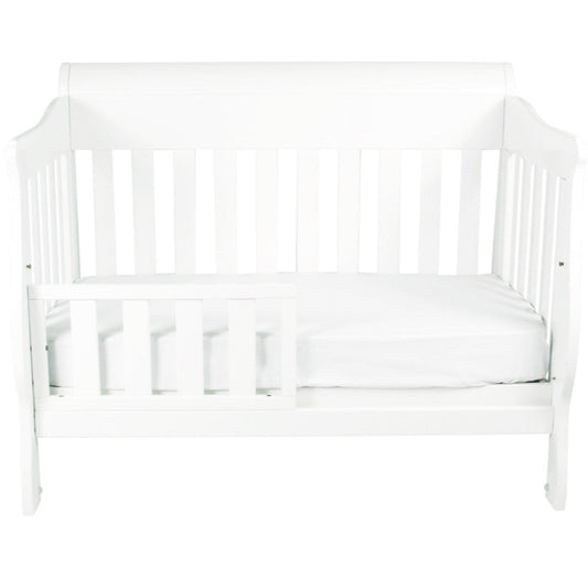 Amani Sleigh Cot - White