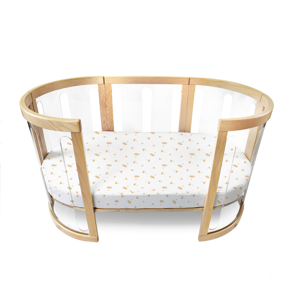 Amani Bebe Jersey Cotton Oval Fitted Sheet