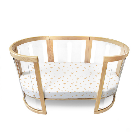 Amani Bebe Jersey Cotton Oval Fitted Sheet
