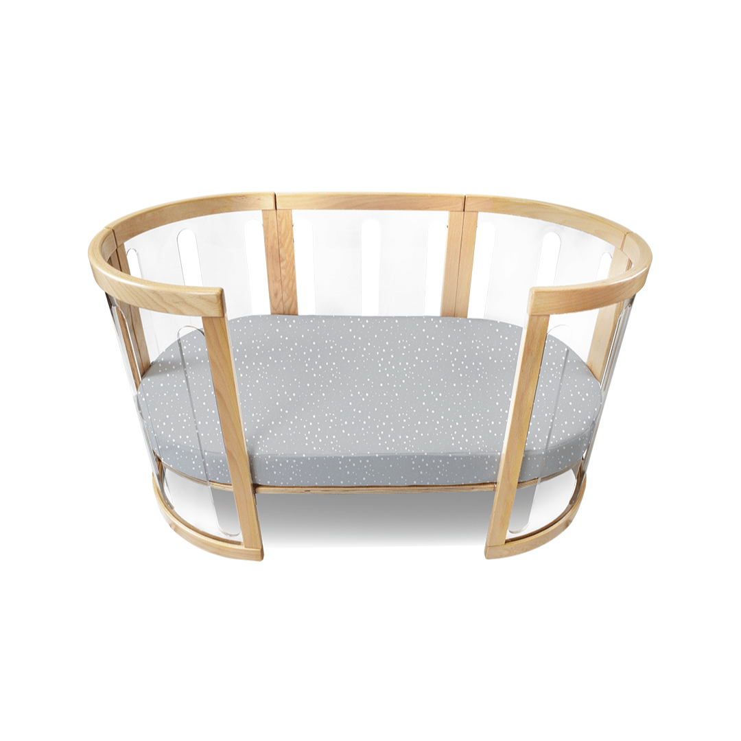 Amani Bebe Jersey Cotton Oval Fitted Sheet