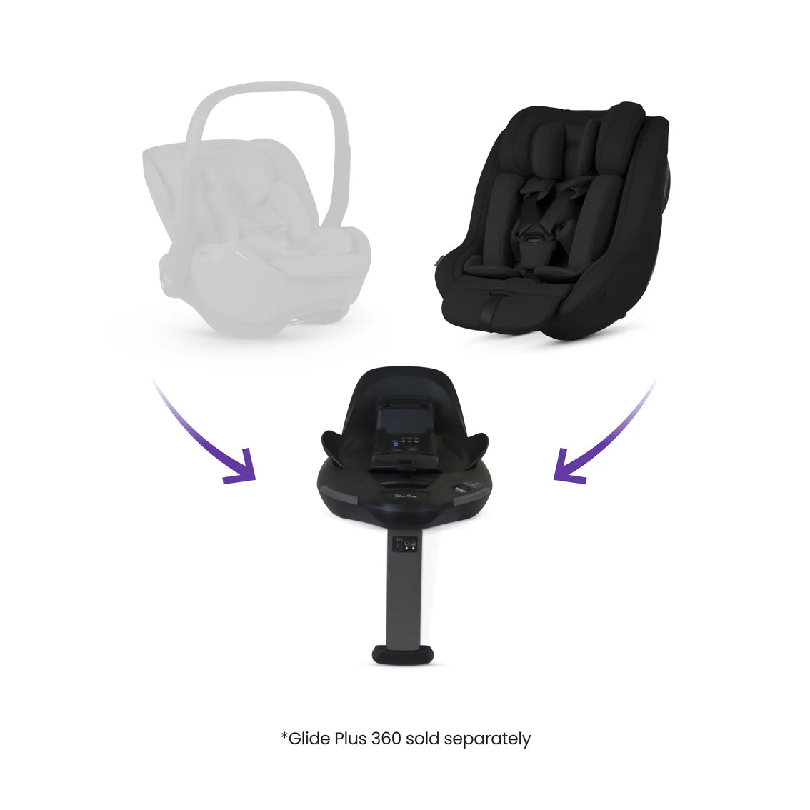 Approach Plus 360 Car Seat Iconic Black