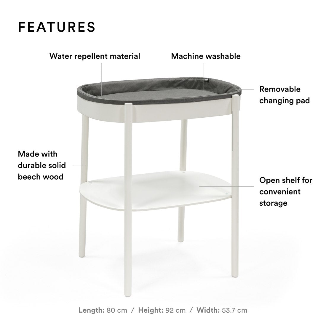 Stokke Sleepi Changing Table White