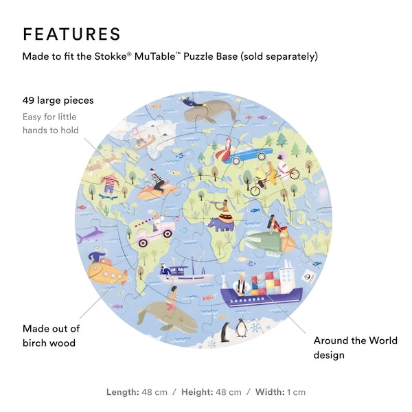 MuTable Puzzle V2 Around The World