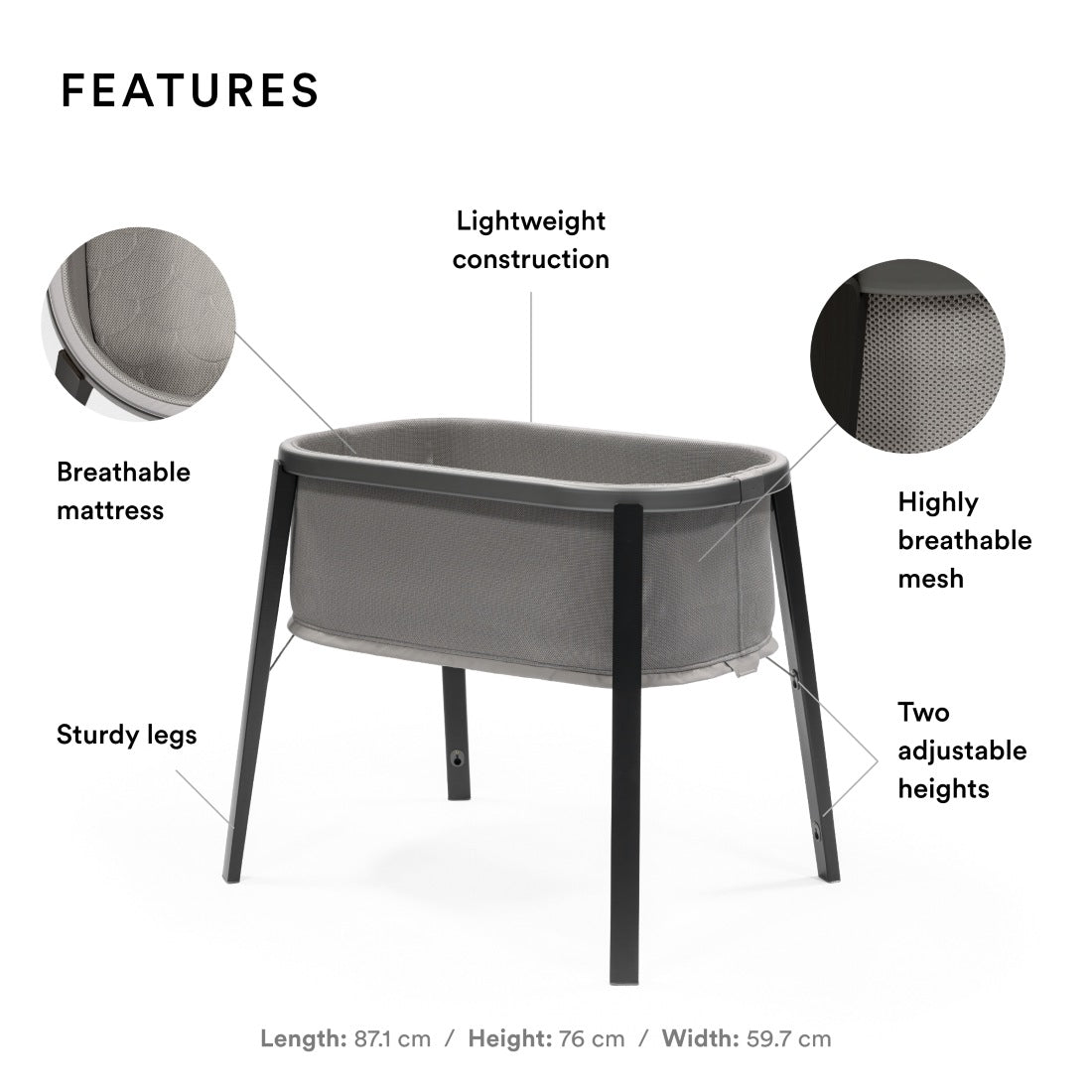 Stokke Snoozi Graphite Grey