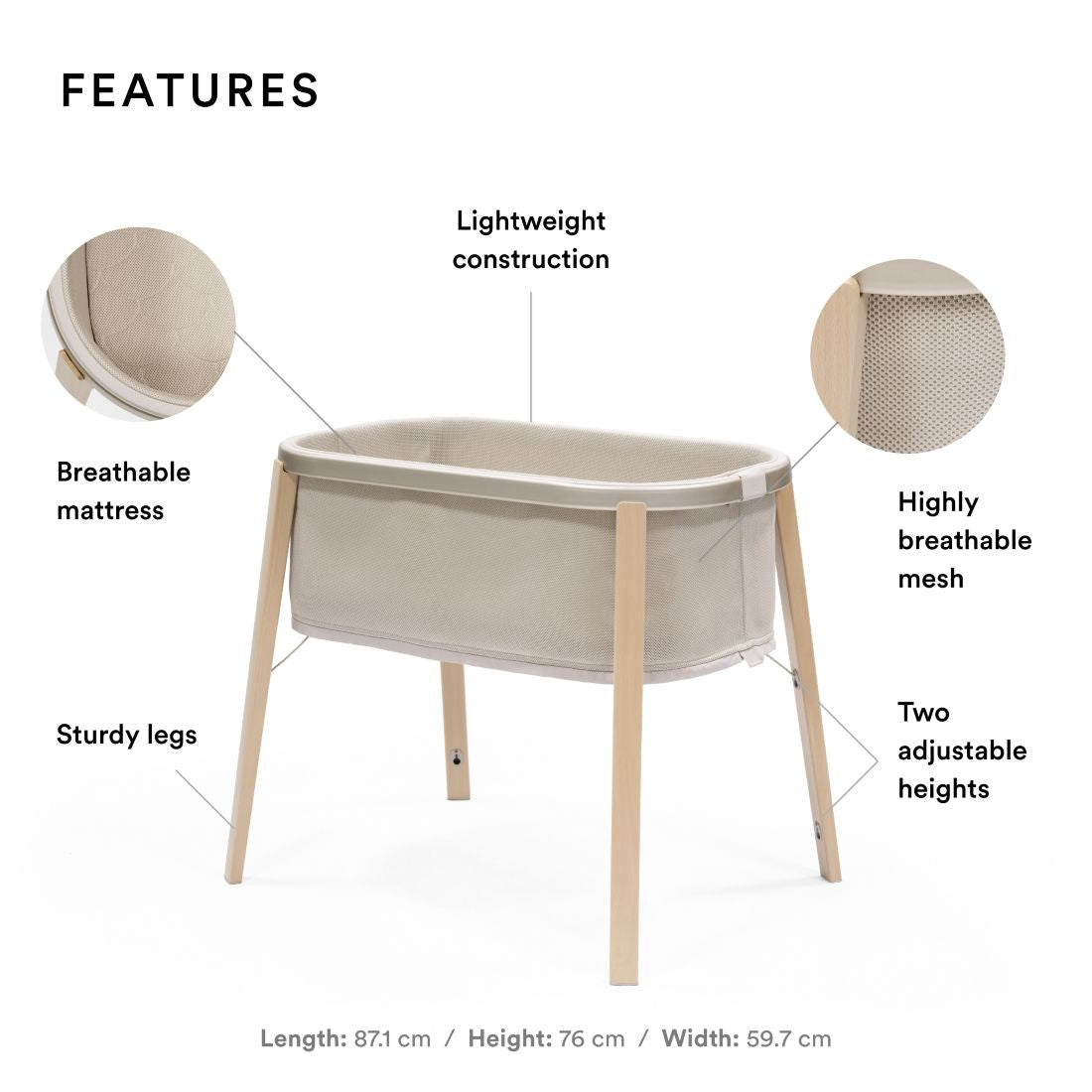 Stokke Snoozi Sandy Beige