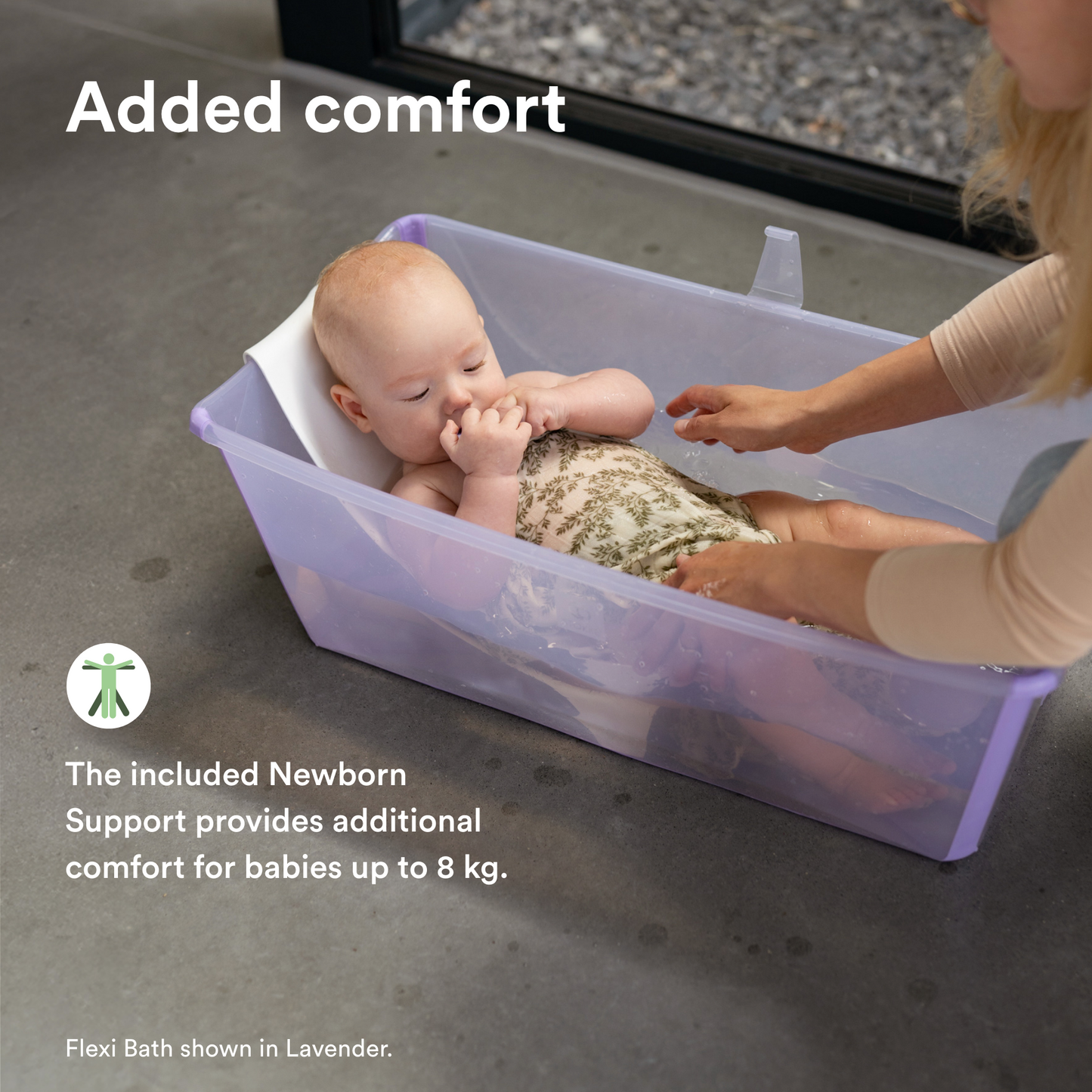 Stokke Flexi Bath Bundle Transparent Green