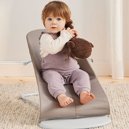 Bouncer Bliss, Woven, Petal Quilt, Sand Grey