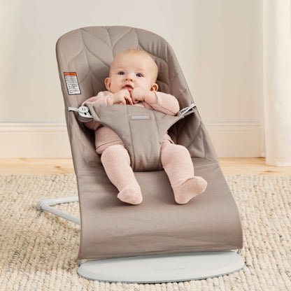 Bouncer Bliss, Woven, Petal Quilt, Sand Grey