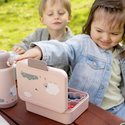 Lunch Box with Divider Tiny Farm Powder