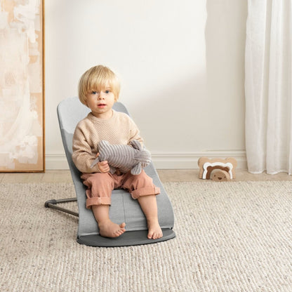 Bouncer Bliss, Woven, Light grey mélange