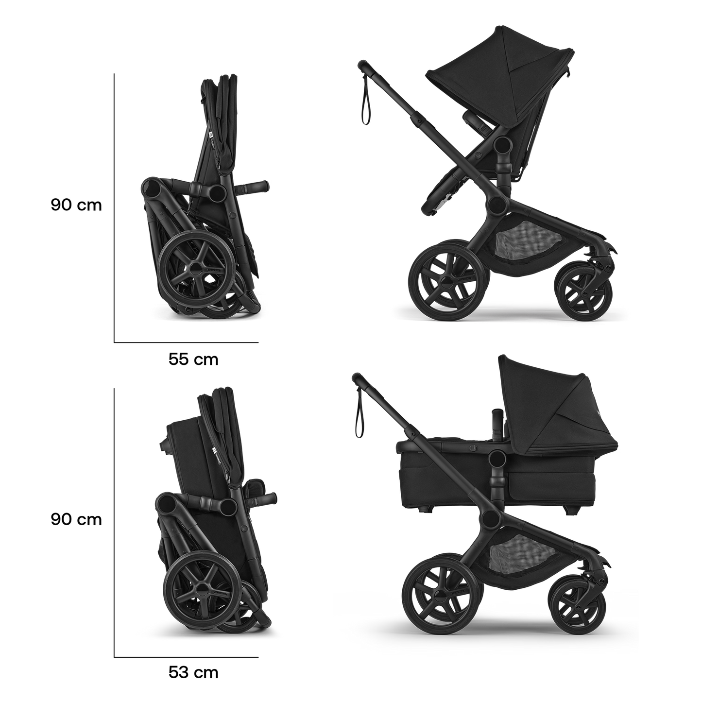 Bugaboo Fox 5 Renew Complete Me Black/Deep Indigo-Deep Indigo