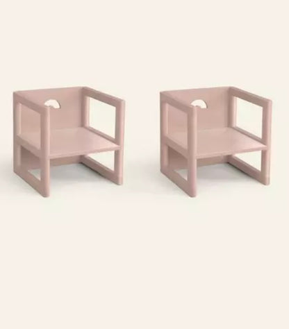 Reversible Chair - Set Of 2 + Table & 2 Chair - pre order / Available in any color (Copy)