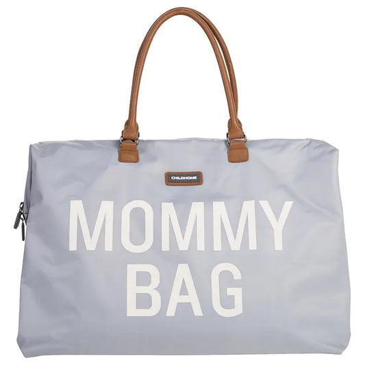 Mommy Bag Big - Grey Off White