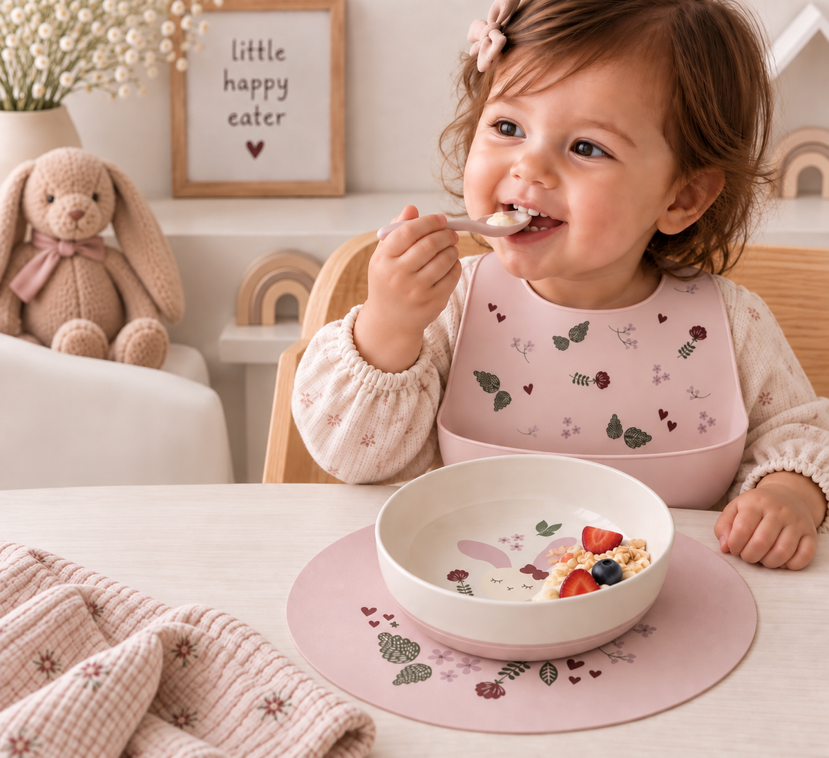 Bunny Bloom Mealtime Gift Set