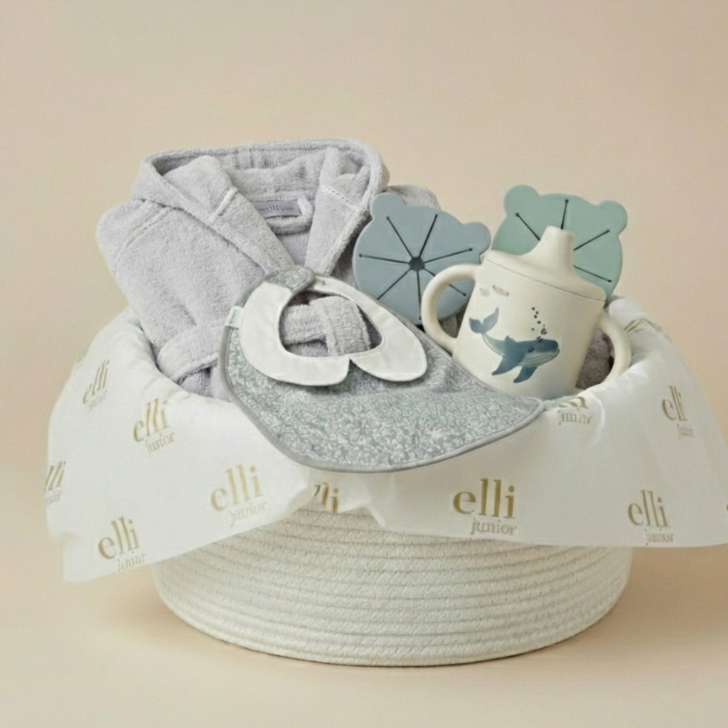 Stylish Baby Essentials Gift Set - Mineral Green