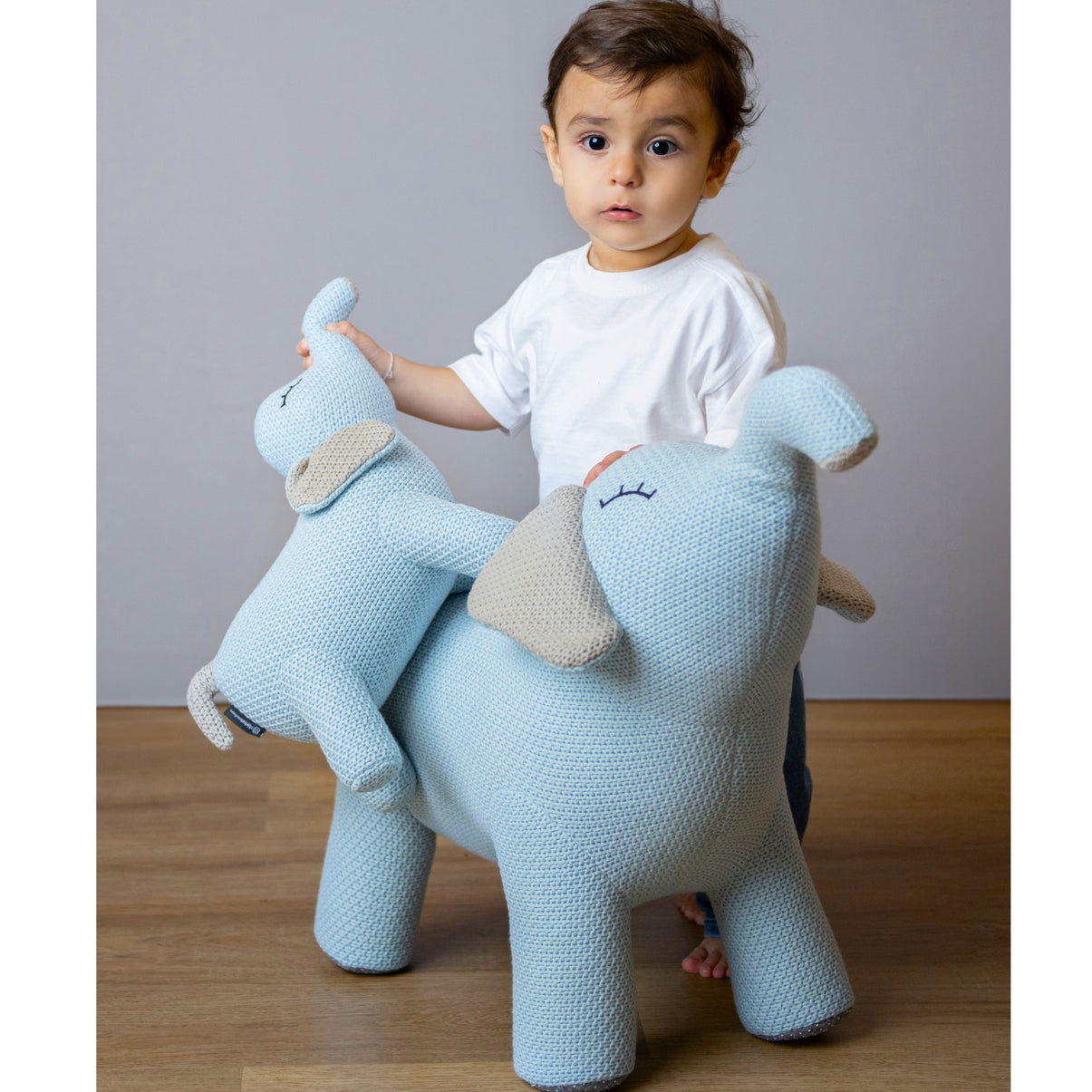 Crochet Safari: Blue Elephant Edition  Blue/Grey Details