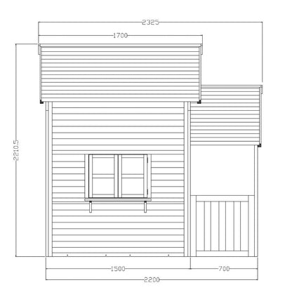 Cubby with Kitchen