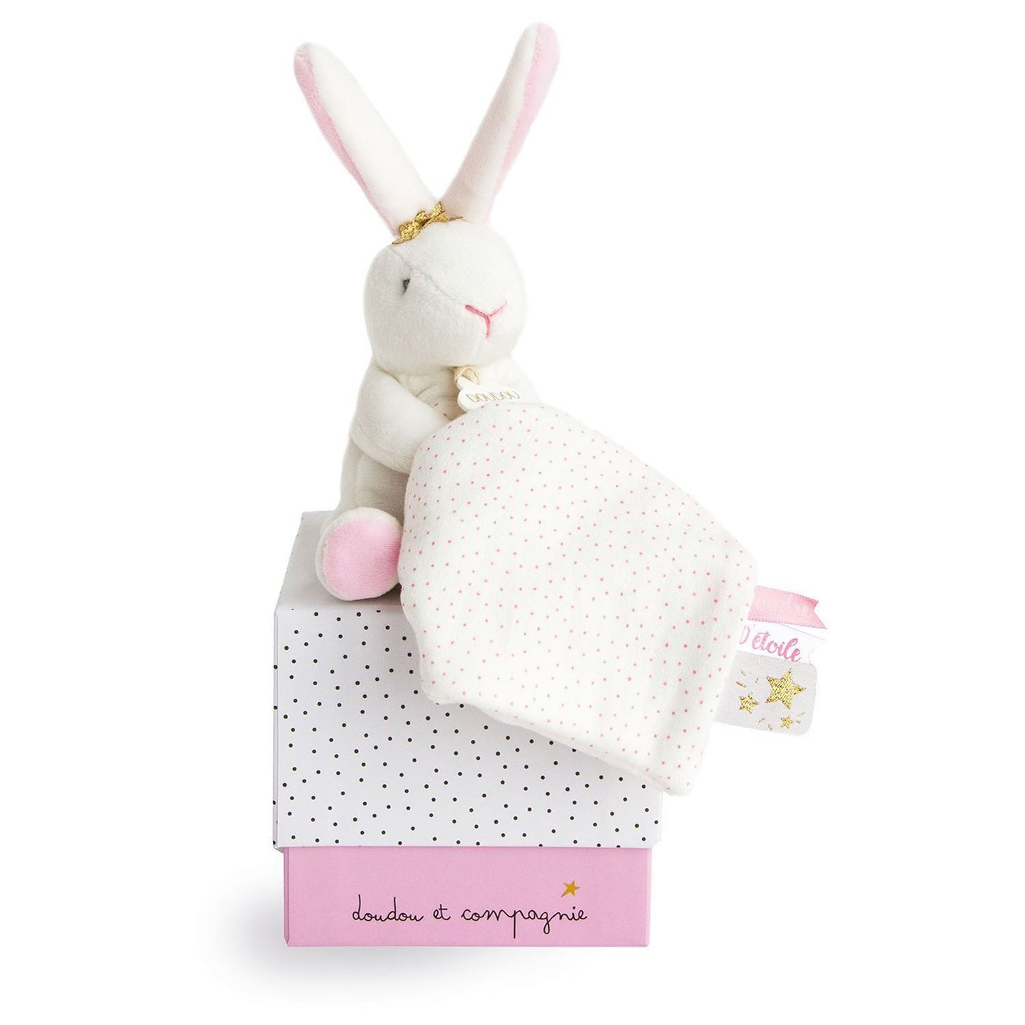 Star Bunny Comforting Toy 10 Cm Pink