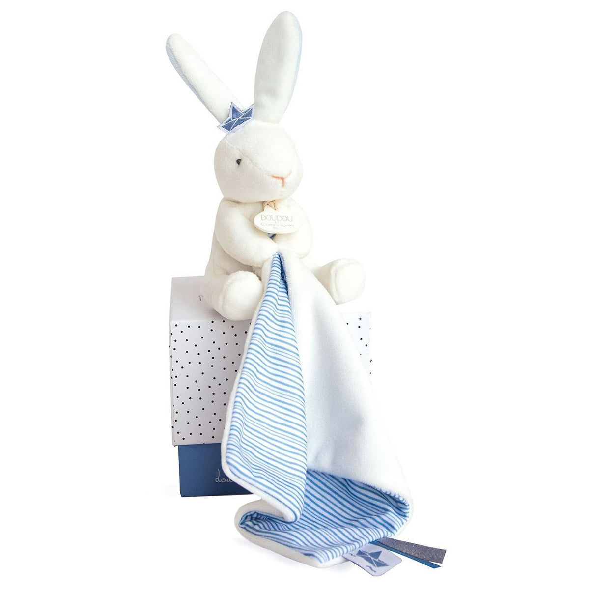 Sailor Bunny Comforting Toy 10 Cm Blue