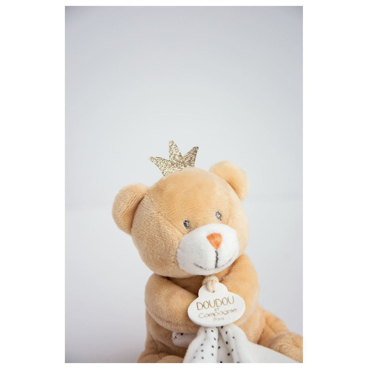 Prince Bear Comforting Toy 10 Cm Beige