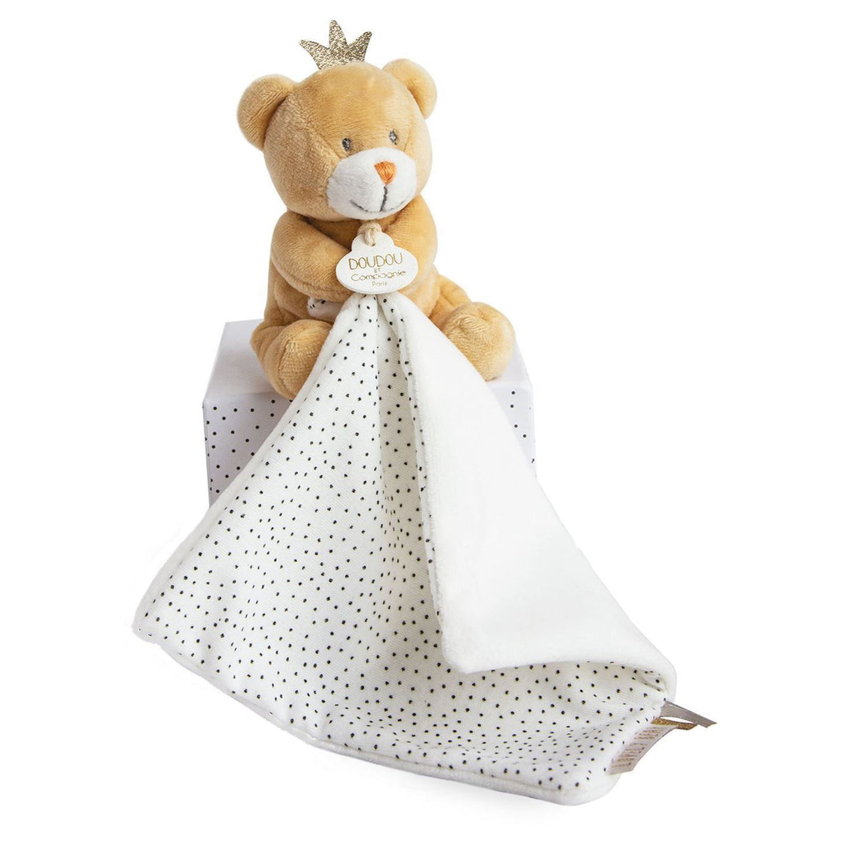 Prince Bear Comforting Toy 10 Cm Beige