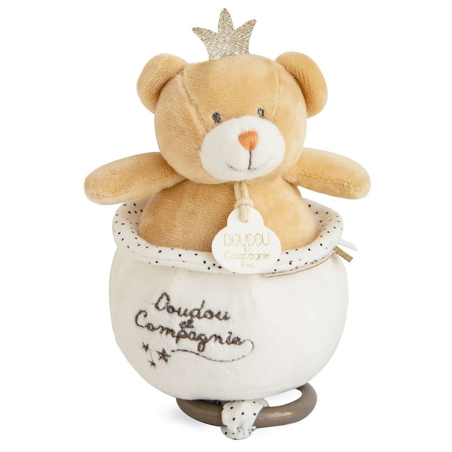 Prince Bear Music Toy Beige 14 Cm