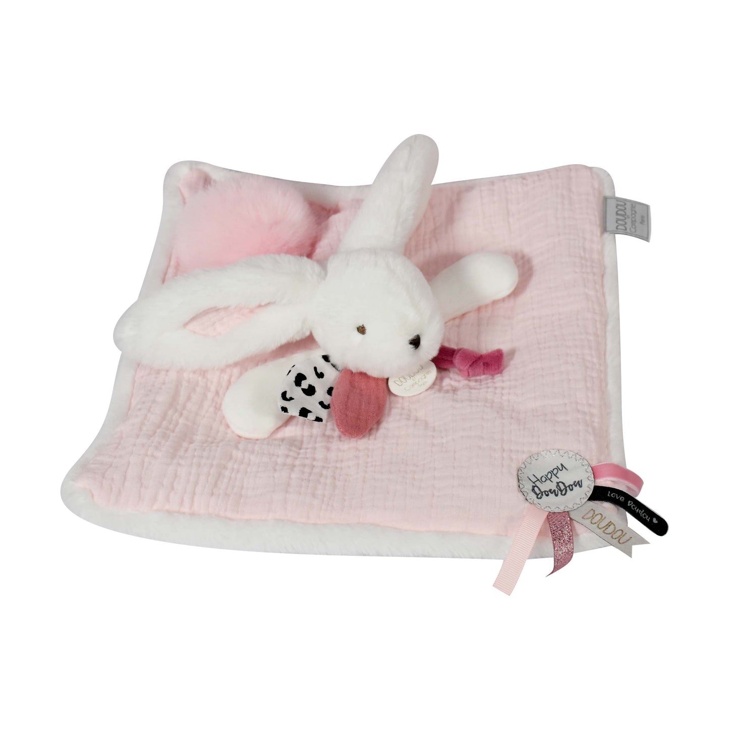 Happy Blush Bunny Comforter 25 Cm Pink