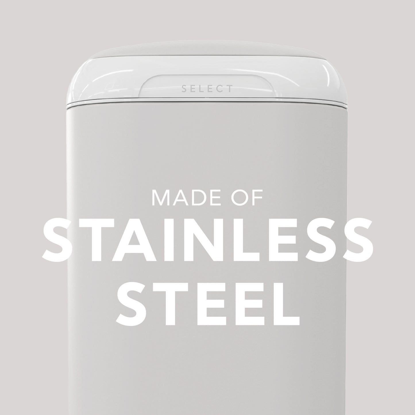 Diaper Genie Select Odor Lock Stainless Steel Pail Grey