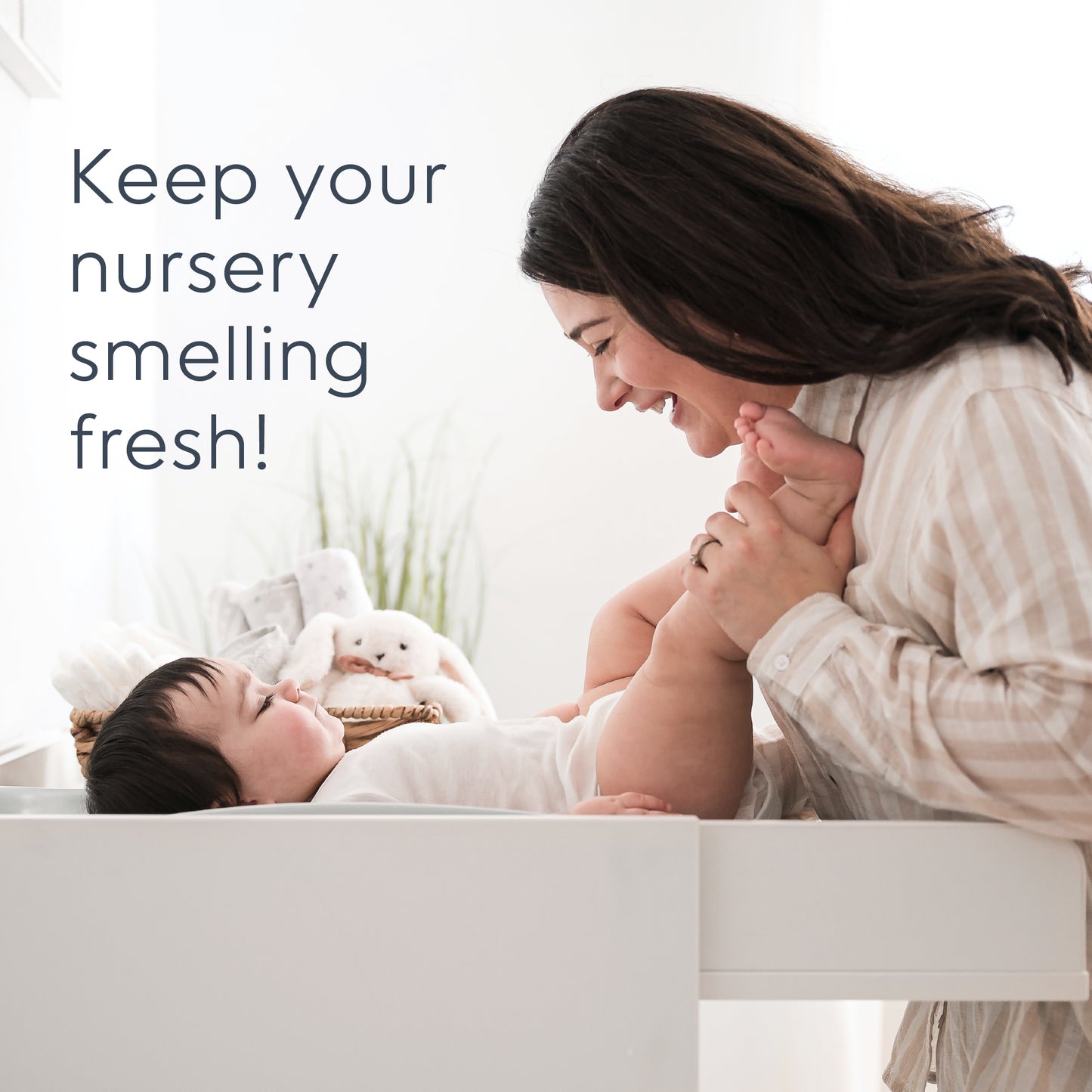 Diaper Genie Select Odor Lock Stainless Steel Pail Grey