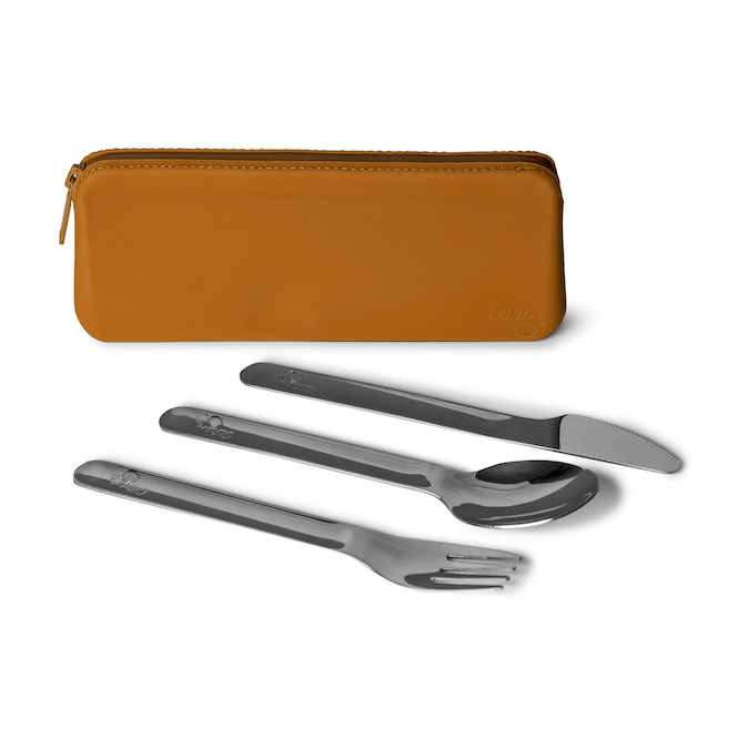 Stainless Steel Cutlery with Pouch Color Option